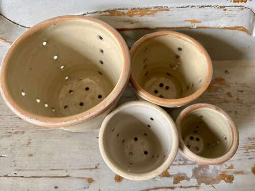 Antique, Ceramic Cheese Moulds