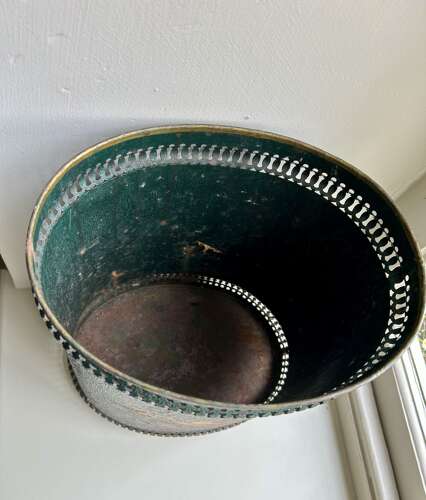1920s Toleware Waste Paper Bin