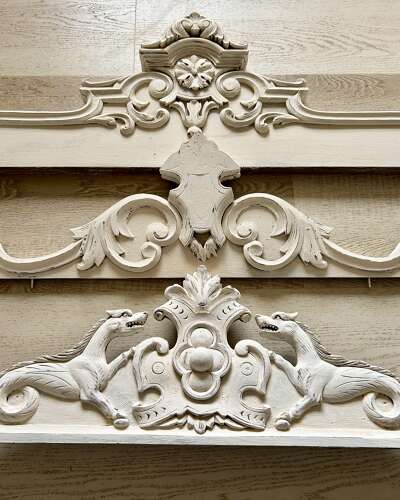 Antique Decorative Carved Pelmets