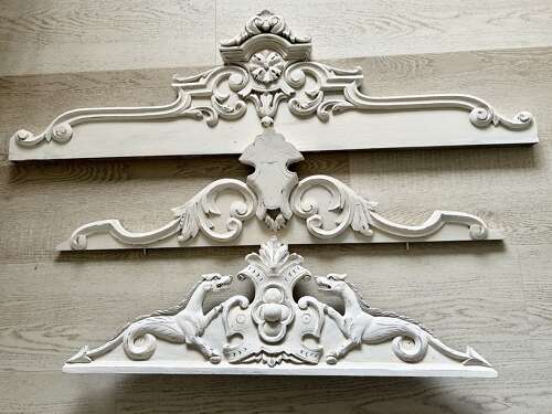 Antique Decorative Carved Pelmets