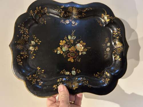 Victorian Toleware Tray in V.G.C