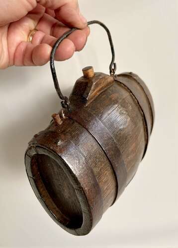 Rare, Oval Harvest Barrel