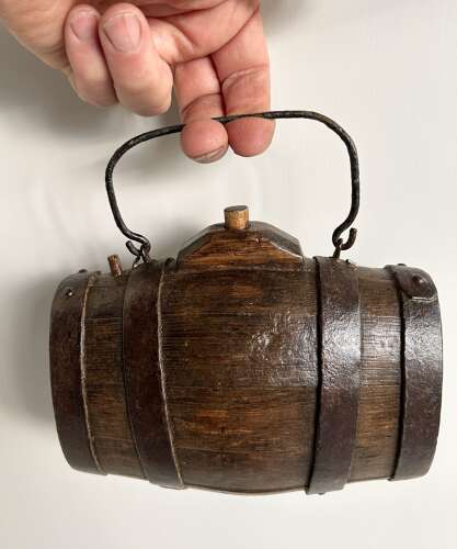 Rare, Oval Harvest Barrel