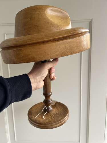Antique Hat Maker's Mould on Stand