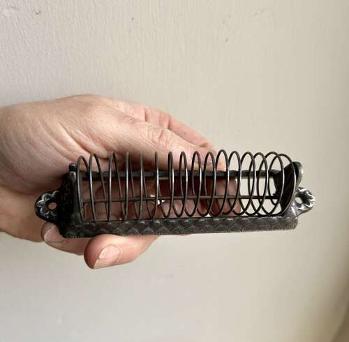 Antique Cast Iron Letter Holder