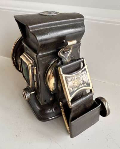 Early Lucas motorcycle lamp