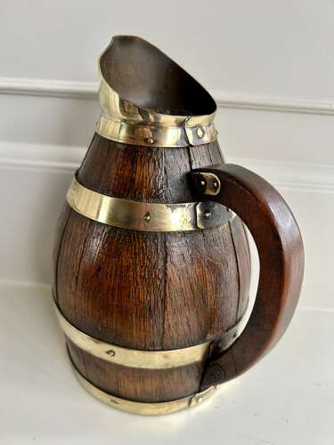 Quality, Brass Bound cider Jug