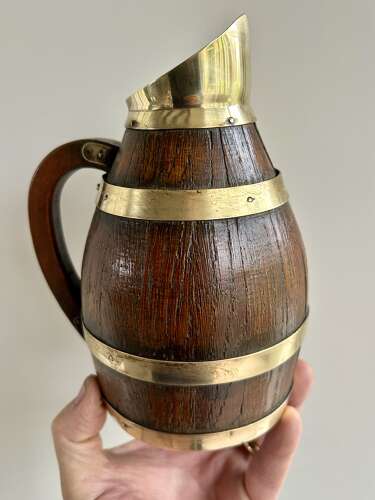 Quality, Brass Bound cider Jug