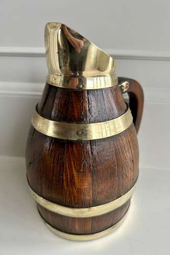 Quality, Brass Bound cider Jug