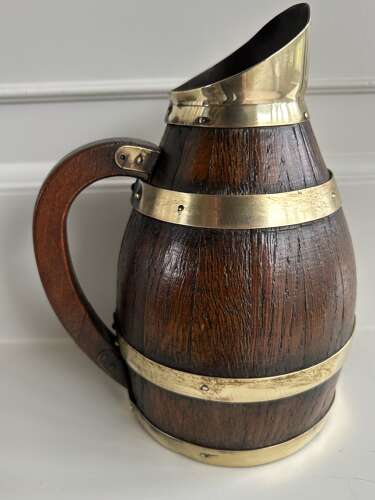 Quality, Brass Bound cider Jug