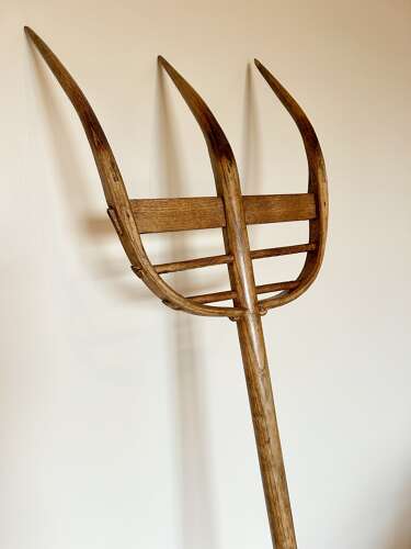 Fine, All wood Hay Fork