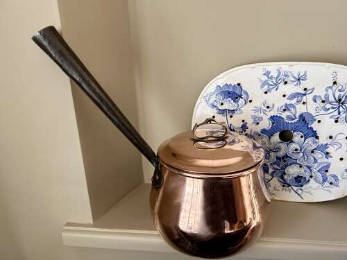 Early 1800's Copper Saucepan