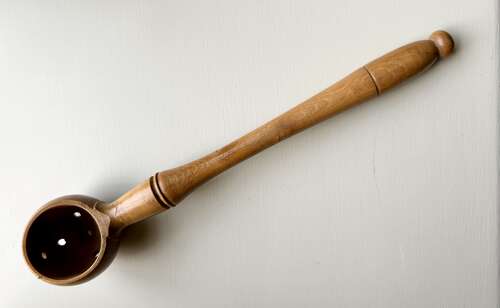 Small, Treen Olive Spoon