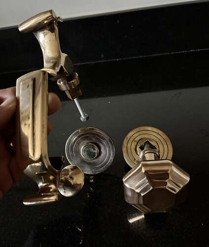 Victorian Brass Door Fittings