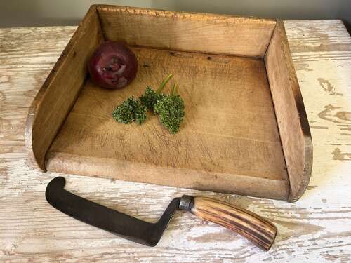 Antique Kitchen Herb Chopping Board