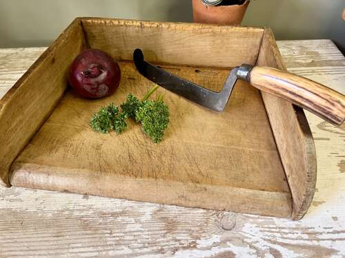 Antique Kitchen Herb Chopping Board