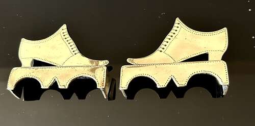 Victorian Pair of Brass Boots