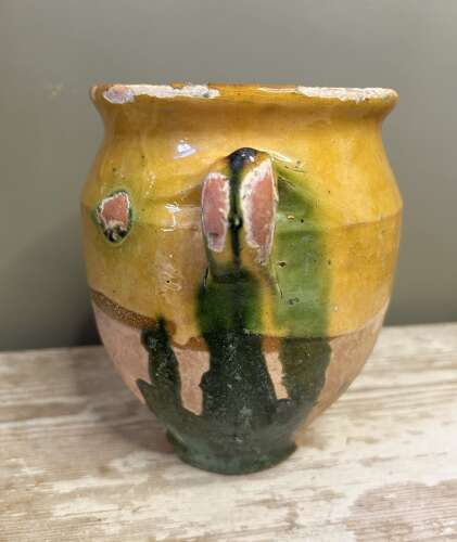 Small to Mid-Size Gold confit Pot