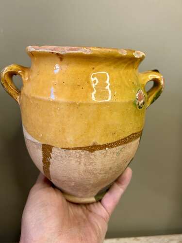 Small to Mid-Size Gold confit Pot