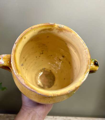 Small to Mid-Size Gold confit Pot