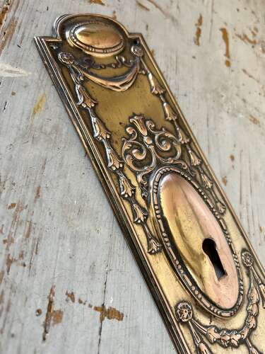 Fine Victorian Brass Door finger Plate