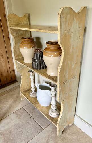 Floor standing SHELVES in Old Worn Paint