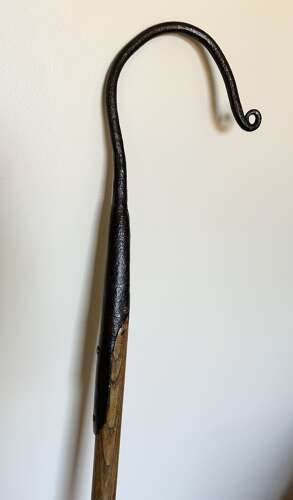 Rare 19th Cent Shepherd's Neck Crook