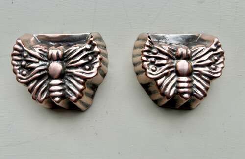 Antique MOTH DESIGN Aspic or Chocolate Moulds