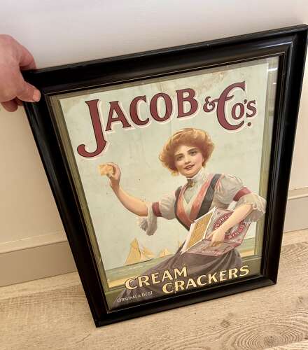 Original Victorian JACOB'S CREAM CRACKERS Advert