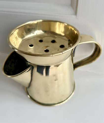 Rare, Edwardian Brass Shaving Mug