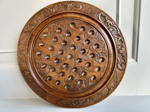 Well Carved, Antique Solitaire Board