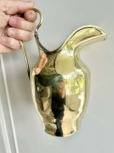 Georgian Brass Milk Jug