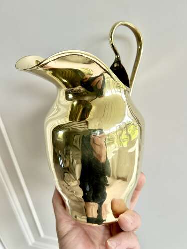 Georgian Brass Milk Jug