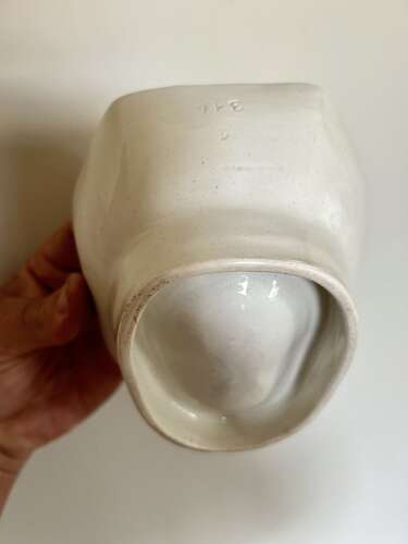Victorian White Ironstone Wheat Sheaf Jelly Mould