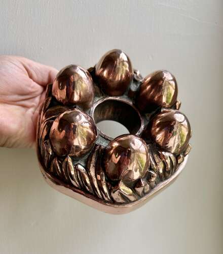 Rare, Victorian Copper 'Easter' Jelly Mould