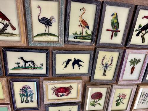 Reverse GLASS PAINTINGS Mid-size