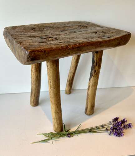 Rustic, Country Stool