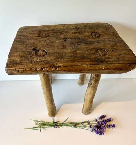 Rustic, Country Stool