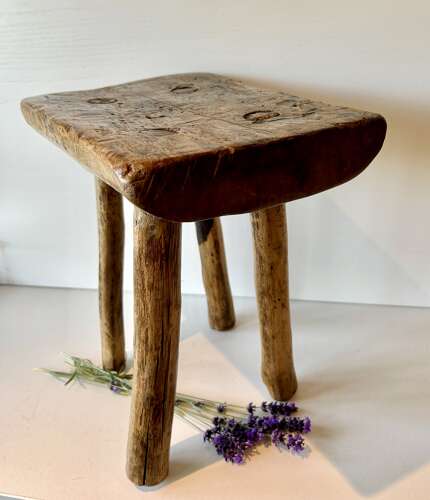 Rustic, Country Stool