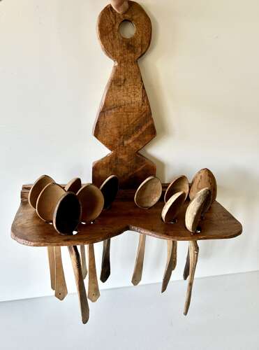 Antique, Primitive Spoon Rack