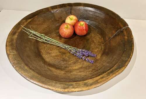 Stunning, Huge 18th Cent Wooden Platter