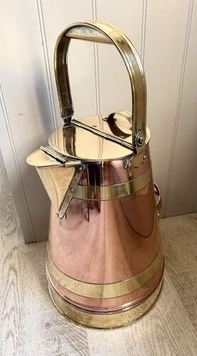 Extra Large Copper & Brass Showman's Can
