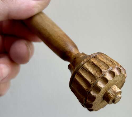 Old Wooden Pastry Marker