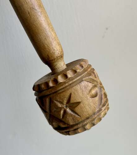 Old Wooden Pastry Marker