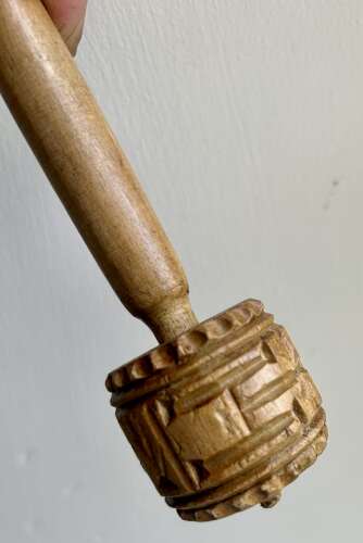 Old Wooden Pastry Marker