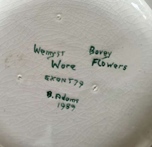 Wemyss Ware Bovey Flowers Plates