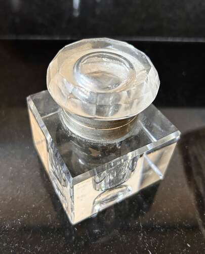 Heavy, Quality Glass Ink Well