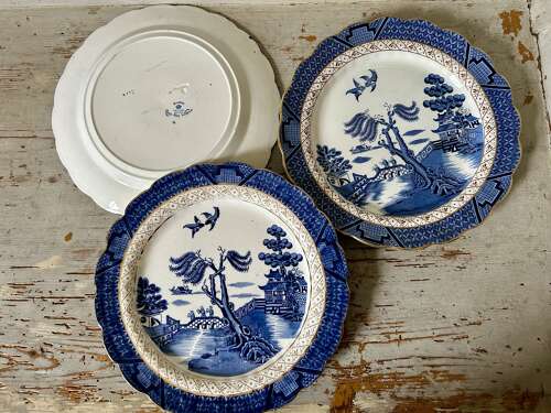 Booths Willow Plates