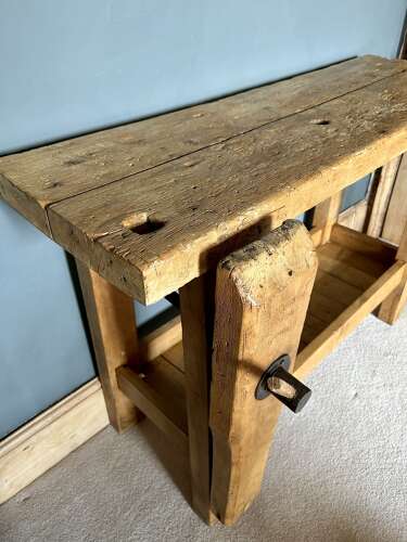 Antique Workbench CONSOLE TABLE