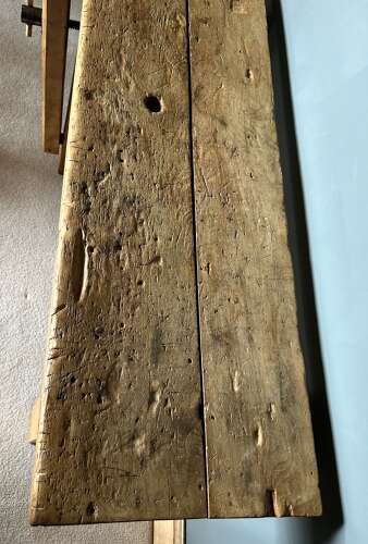 Antique Workbench CONSOLE TABLE